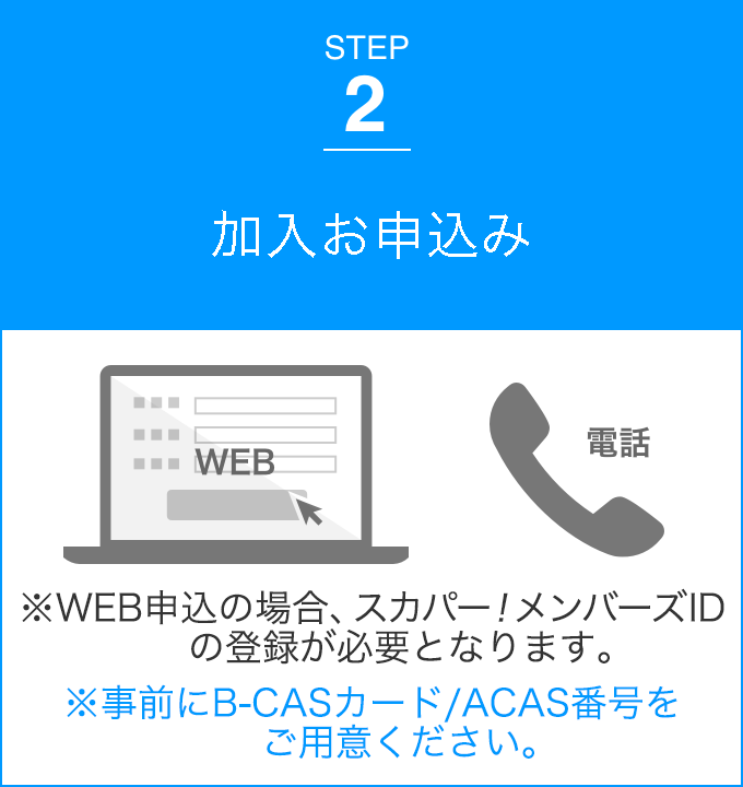 STEP2 加入お申込み